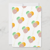 Invitation Automne 1er anniversaire Citrouille Camion bleu (Dos)