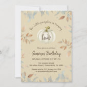 Invitation Automne 2 Anniversaire (Devant)