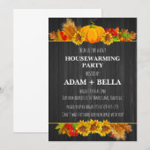 Invitation automne accueil (Devant / Derrière)