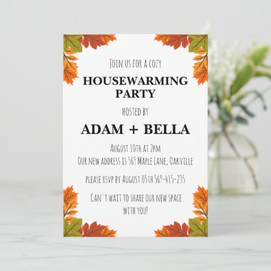 Invitation automne accueil (Debout devant)