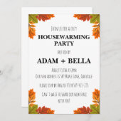 Invitation automne accueil (Devant / Derrière)