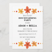 Invitation automne accueil (Devant / Derrière)