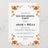 Invitation automne accueil (Devant / Derrière)