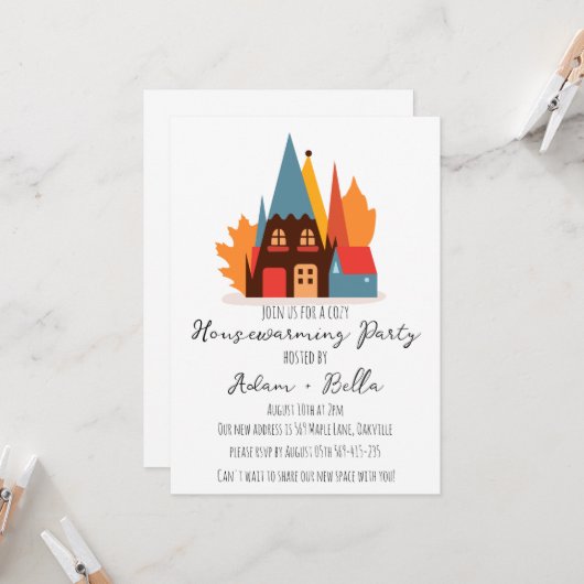 Invitation automne accueil (Devant/Arrière en situation)