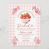 Invitation Automne Apple Orchard Fête des mariées S'Est Prise (Devant / Derrière)