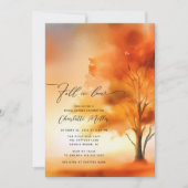 Invitation Automne Arbre de l'automne nuptiale de douche Invi (Devant)