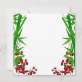 Invitation Automne automne automne automne automne rouge Berr (Dos)