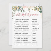 Invitation Automne Automne Célébrité Nom du bébé Baby shower  (Devant)