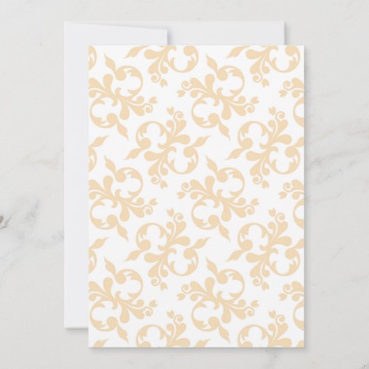 Invitation Automne Automne Citrouille Enregistrer le Mariage  (Dos)