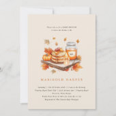 Invitation Automne Automne Citrouille et Pancakes Baby Brunch (Devant)