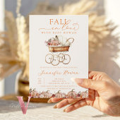 Invitation Automne automne dans l'amour Citrouille Baby showe
