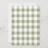 Invitation Automne automne en amour Baby shower Citrouille (Dos)