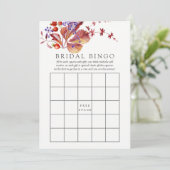 Invitation Automne - Automne Fête des mariées d'aquarelle Bin (Debout devant)