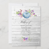 Invitation Automne - Automne Floral Rustic Country Barne Mari (Devant)