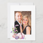 Invitation Automne - Automne Floral Rustic Country Barne Mari (Dos)