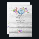 Invitation Automne - Automne Floral Rustic Country Barne Mari<br><div class="desc">Pois doux et mariage rustique citrouille invitent avec des teintes de rose, violet, violet et bleu et élégante typographie d'écriture personnalisable à votre événement spécifique. La photo au verso est facultative. Si vous préférez le supprimer, faites défiler vers le bas de "Personnaliser ce modèle" et cliquez sur "Modifier en utilisant...</div>