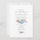 Invitation Automne - Automne Mariage floral (Devant)