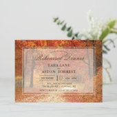 Invitation Automne Automne Rustique Répétition Dîner Invitati (Debout devant)