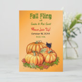 Invitation Automne Bounty automne Fling (Debout devant)