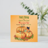 Invitation Automne Bounty automne Fling (Debout devant)
