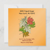 Invitation Automne Bounty automne Fling (Dos)