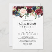 Invitation Automne Calligraphie Bridesmaitres Brunch Douche (Devant)