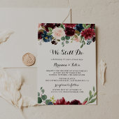 Invitation Automne Calligraphie Moderne Nous Continuons À Vow