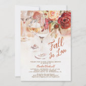 Invitation Automne Champagne Fête des mariées automne (Devant)
