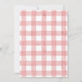 Invitation Automne Citrouille Patch rose Vieux Camion Vintage (Dos)