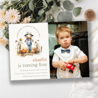 Automne Citrouille Scarecrow Harvest Enfants Photo