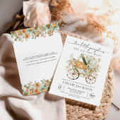 Invitation Automne Deux Petit Citrouille Automne Baby shower