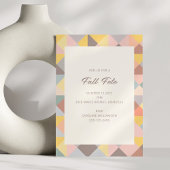 Invitation Automne Fête Fête Rassemblement Simple Moderne