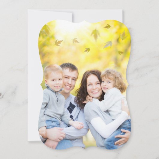 Invitation Automne Feuilles Pop Tree Thanksgiving Dîner Photo (Dos)