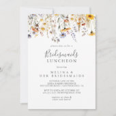 Invitation Automne Fleur sauvage Bridesmaids Luncheon douche (Devant)