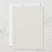 Invitation Automne Fleur sauvage Floral Mariage (Dos)