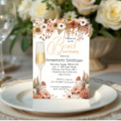 Invitation Automne Fleurs Brunch et Bubbly