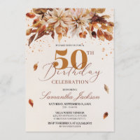 Automne Fleurs orange Marigold Cooper 50e annivers