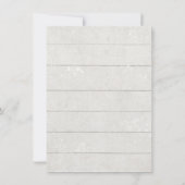 Invitation Automne Floral Bourgogne blanc Citrouille Détails (Dos)