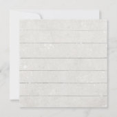 Invitation Automne Floral Bourgogne blanc Citrouille Mariage  (Dos)