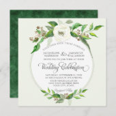 Invitation Automne Forêt d'hiver Bois Bohême BOHO Aquarelle (Devant / Derrière)