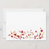 Invitation Automne Fun Anniversaire de enfant (Dos)