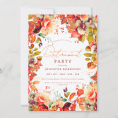 Invitation Automne Jardin Floral Retraite (Devant)