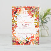 Invitation Automne Jardin Floral Retraite (Debout devant)