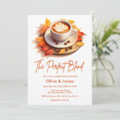 Invitation Automne Le Parfait Mélange Couples Douche (Debout devant)