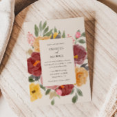 Invitation Automne Mariage |