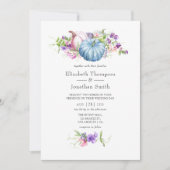 Invitation Automne - Mariage Floral d'Automne (Devant)