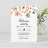 Invitation Automne Moderne de Citrouille Colorée (Debout devant)