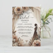 Invitation Automne Papier Papier Recyclé Papier Fête des mari (Debout devant)