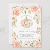 Invitation Automne Pêche Citrouille 2e anniversaire Invitatio (Devant)