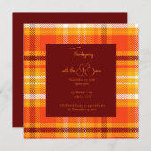 Invitation Automne Plaid Accueil Décor Automne Saison D'Autom (Devant / Derrière)